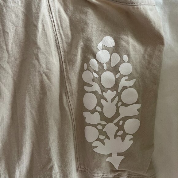 EUC Free People Hot Shot Onesie in Mocha Latte w Logo - Picture 1 of 5